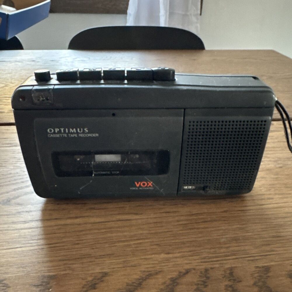 Optimus Cassette Tape Recorder